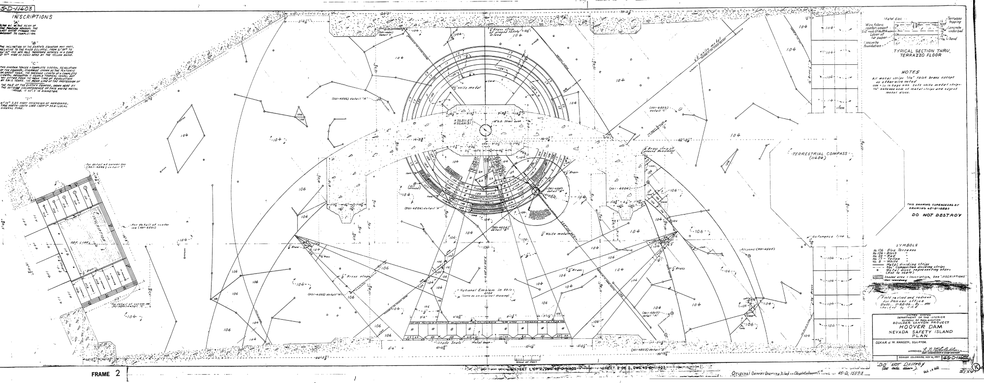 Hoover Dam Astronomical Clock