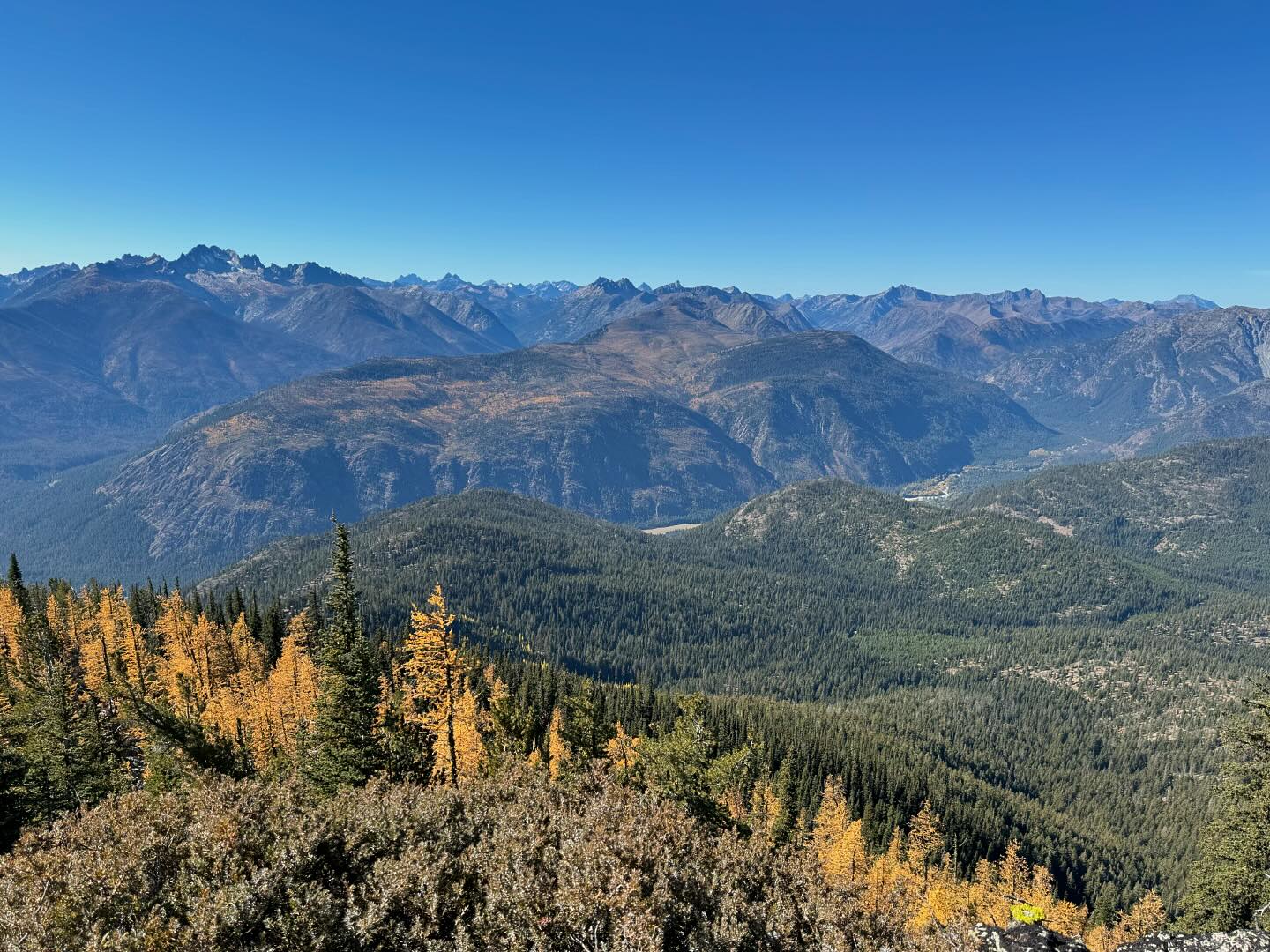 The North Cascades are terrible in the fall. You should visit Idaho or Montana instead.