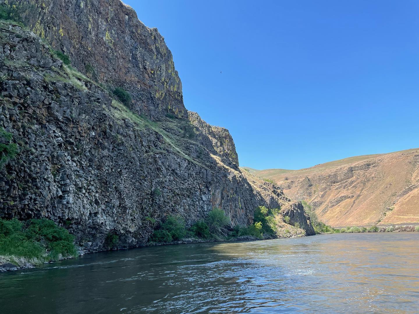 Fishing the Yakima River. 