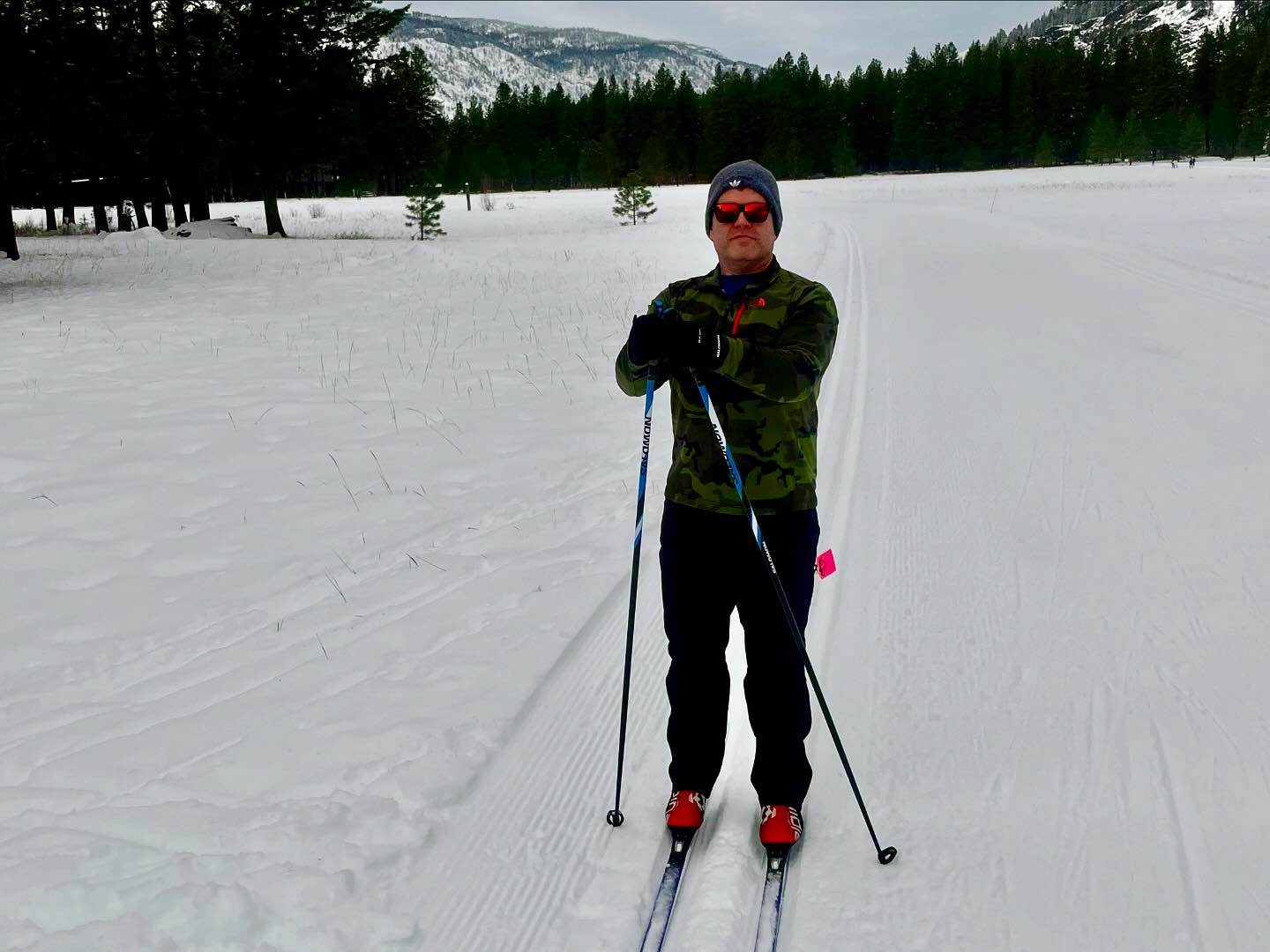 Found some snow. Mazama rarely disappoints.