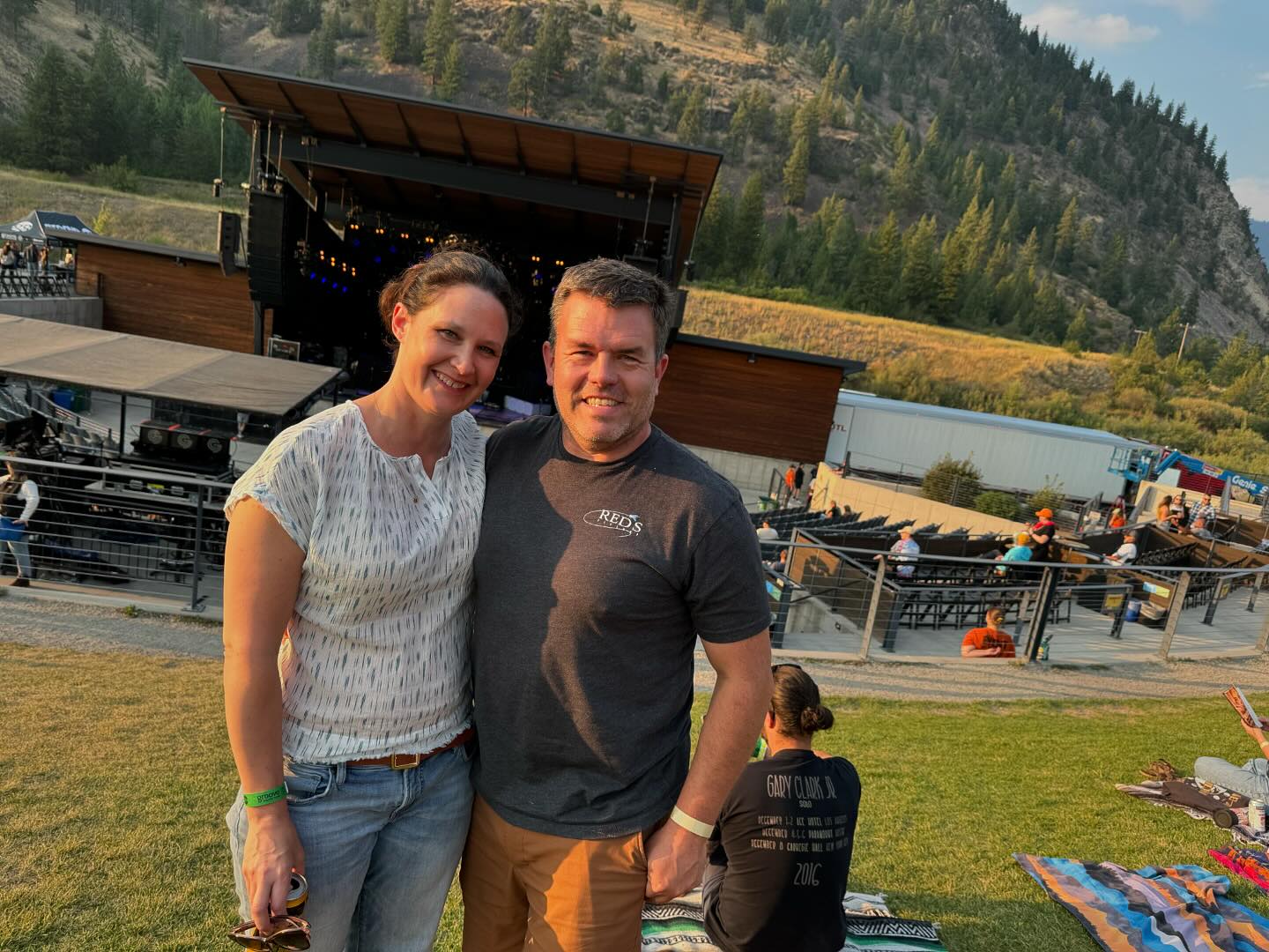 Gary Clark JR with the Fraziers at KettleHouse Amphitheater in Missoula Montana