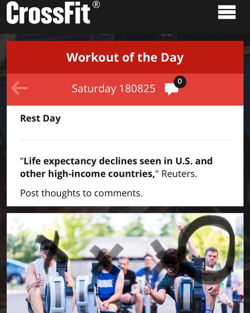 Look at my featured photo on the crossfit main site Rest day my favorite workout snoridgecrossfit jhenretig seannewbrey