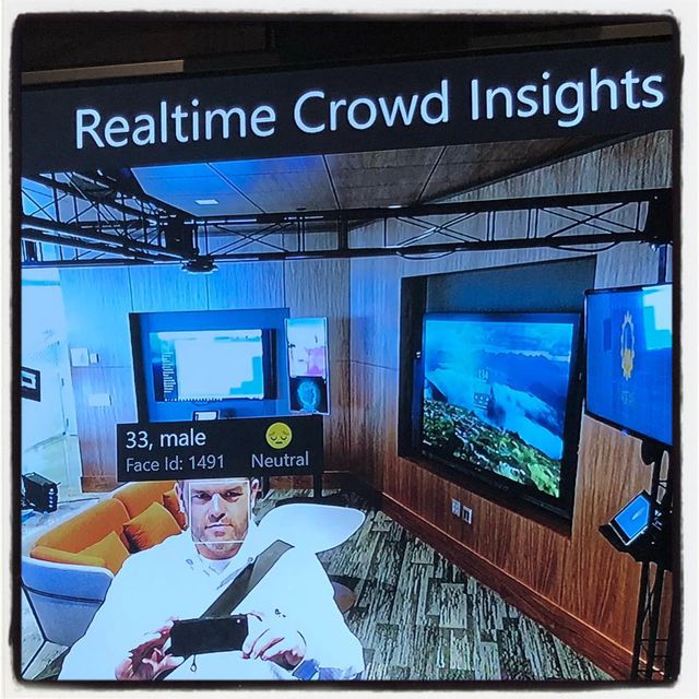 Im a big fan of microsoft realtime crowd insights demo 33 vs 43 Artificial intelligence compliments are the best