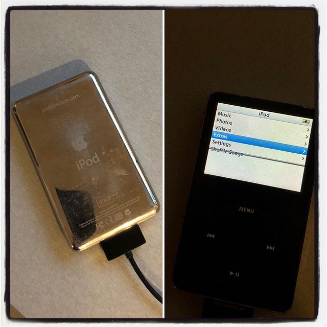 Look who I found hiding in a junk drawer 60GB iPod Classic Plug it in and it just works I miss the Apple of old